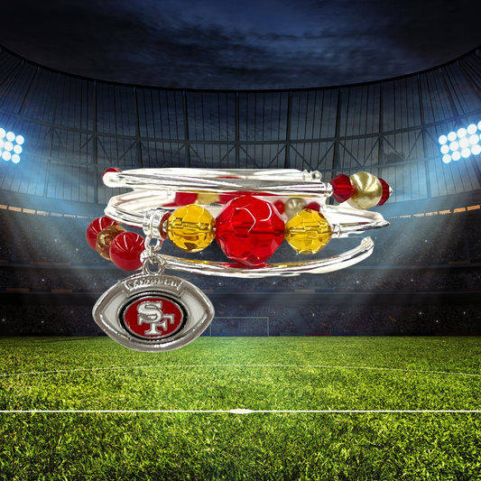 Game Day- San Francisco Wrap Bracelet