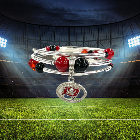 Game Day- Tampa Bay Wrap Bracelet