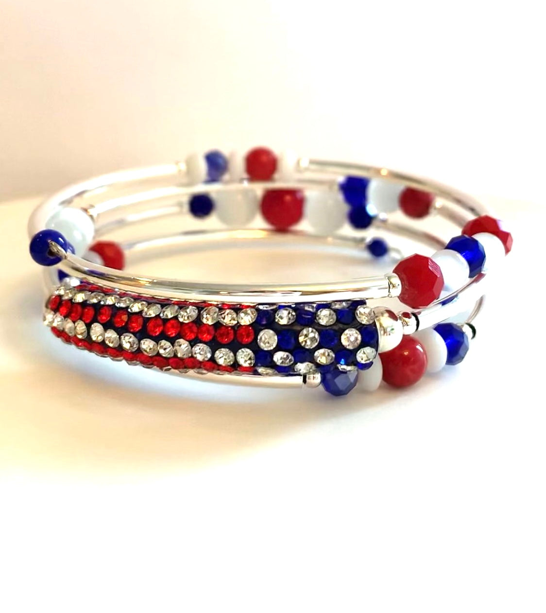 Wrap Bracelets-Freedom Red White & Blue