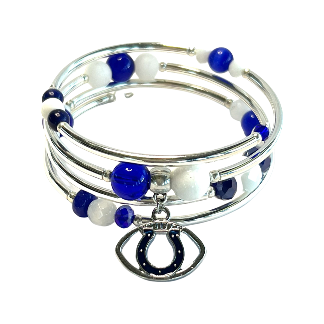 Game Day- Indianapolis Wrap Bracelet