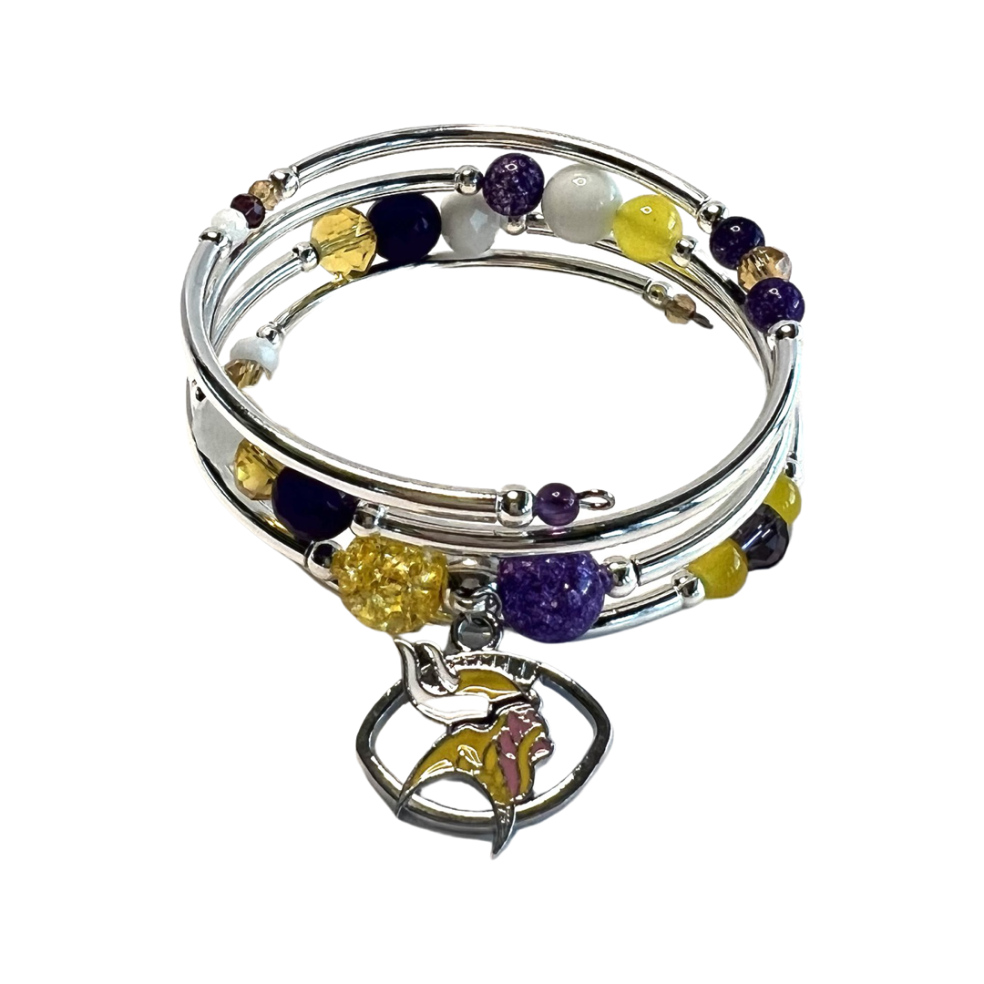 Game Day- Minnesota  Wrap Bracelet