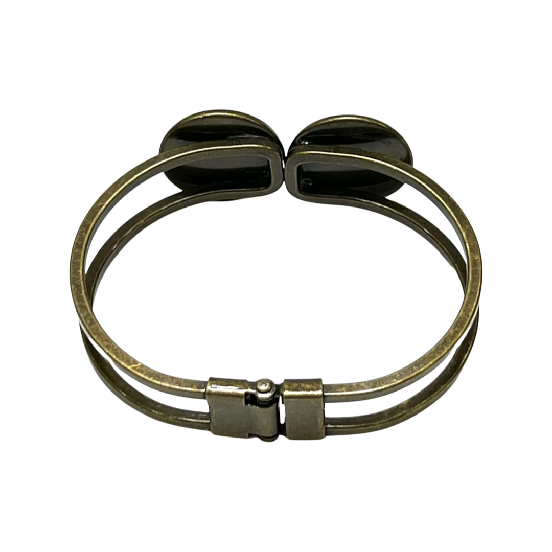 LV Again- Bronze Double Logo Cuff