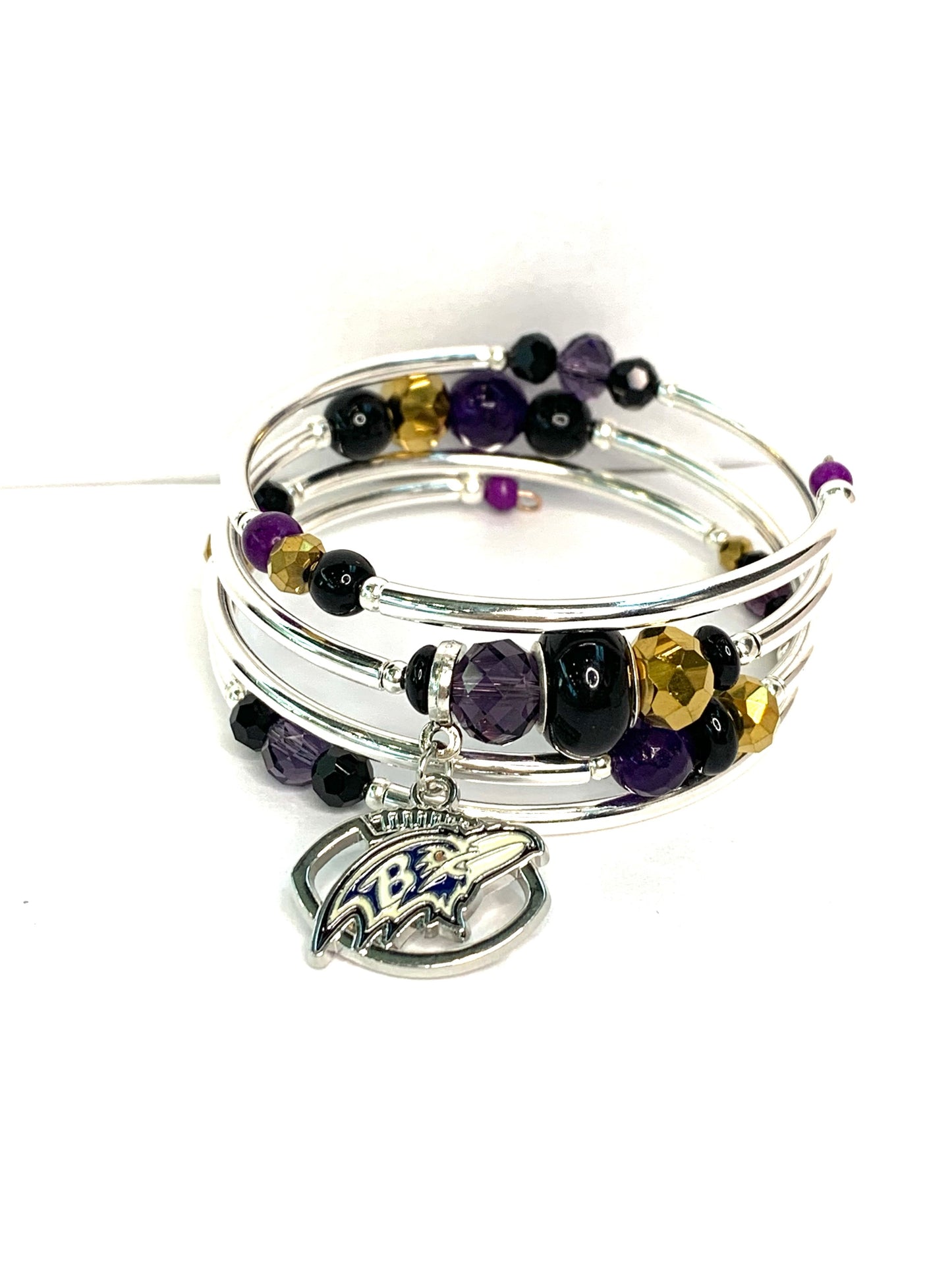 Game Day- Baltimore Wrap Bracelet