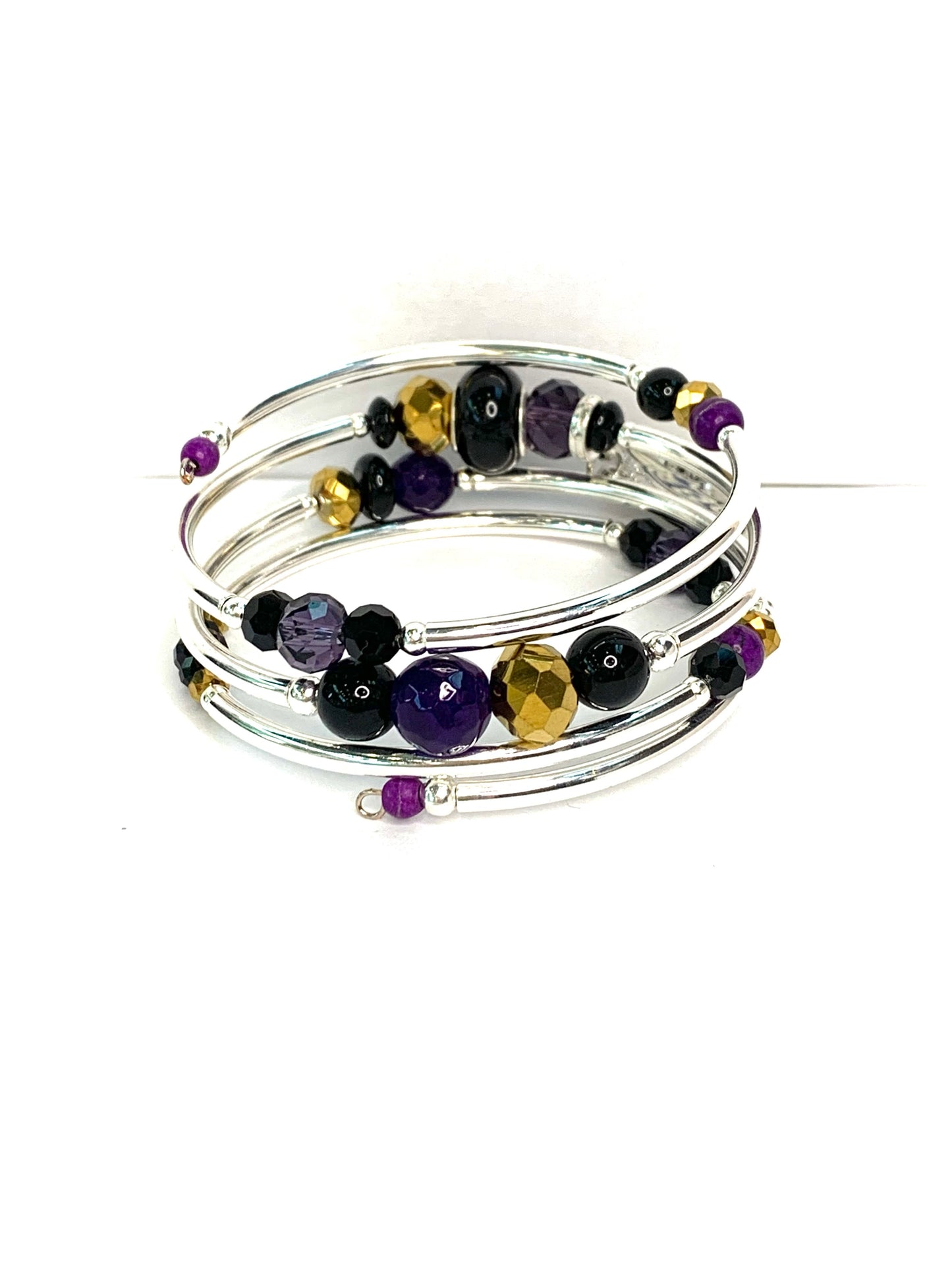 Game Day- Baltimore Wrap Bracelet