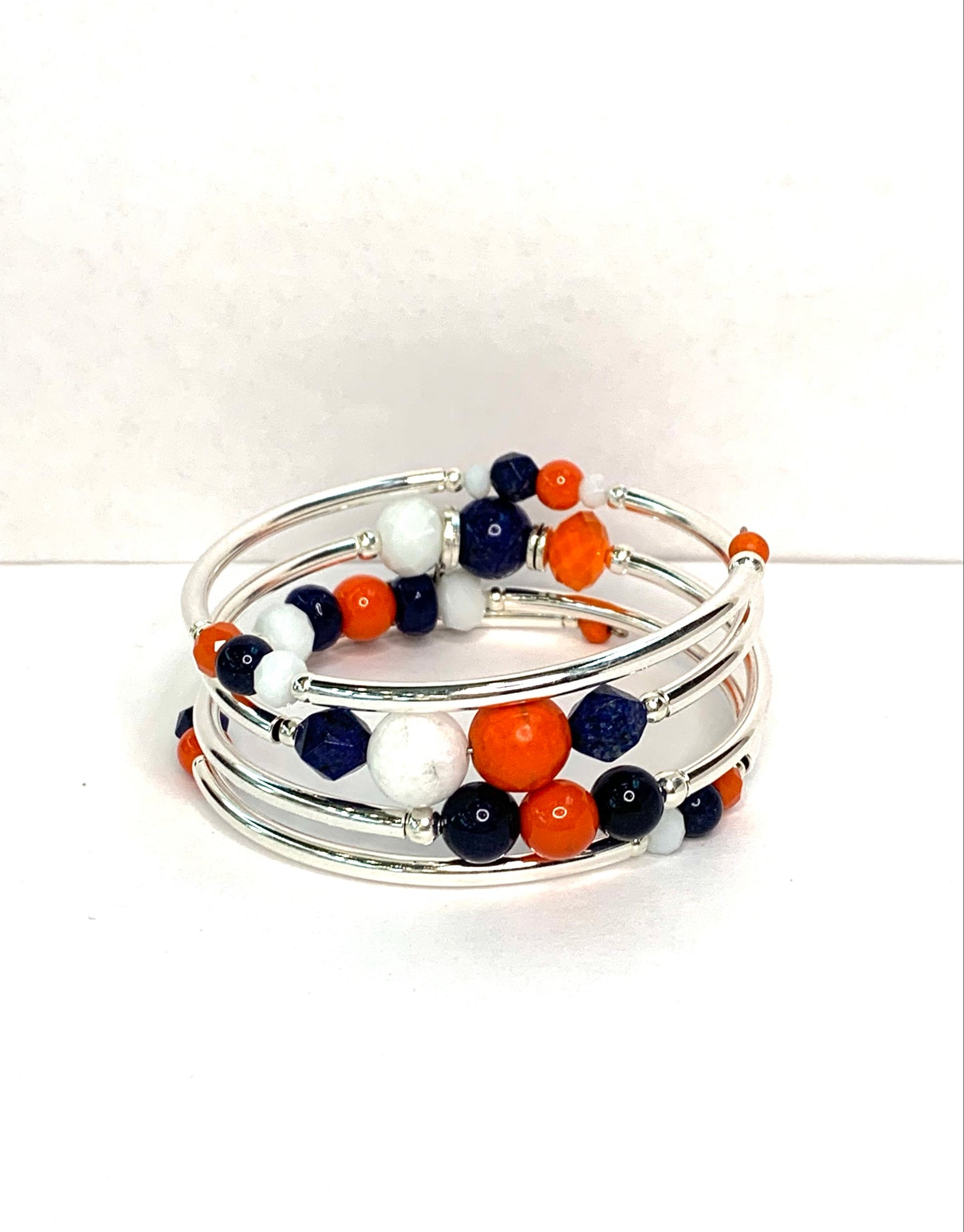 Game Day- Denver  Wrap Bracelet