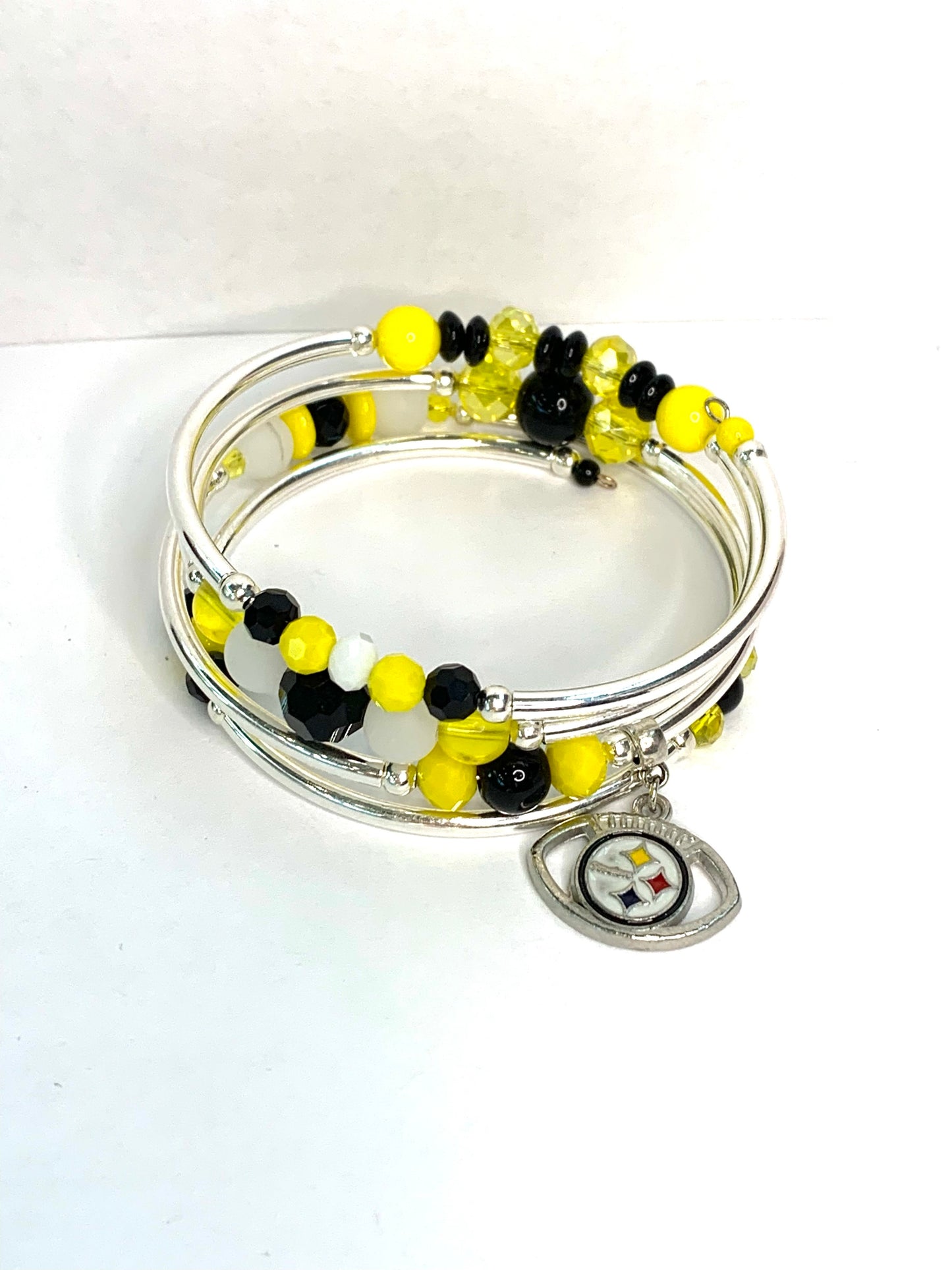 Game Day- Pittsburgh Wrap Bracelet