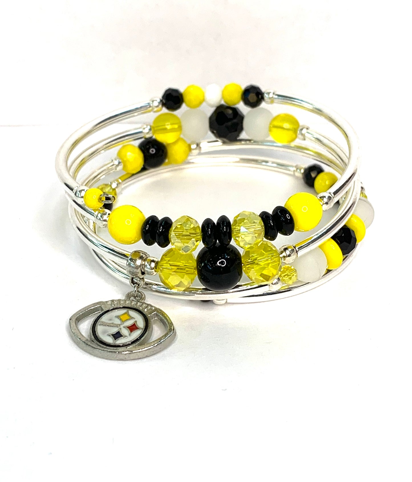 Game Day- Pittsburgh Wrap Bracelet