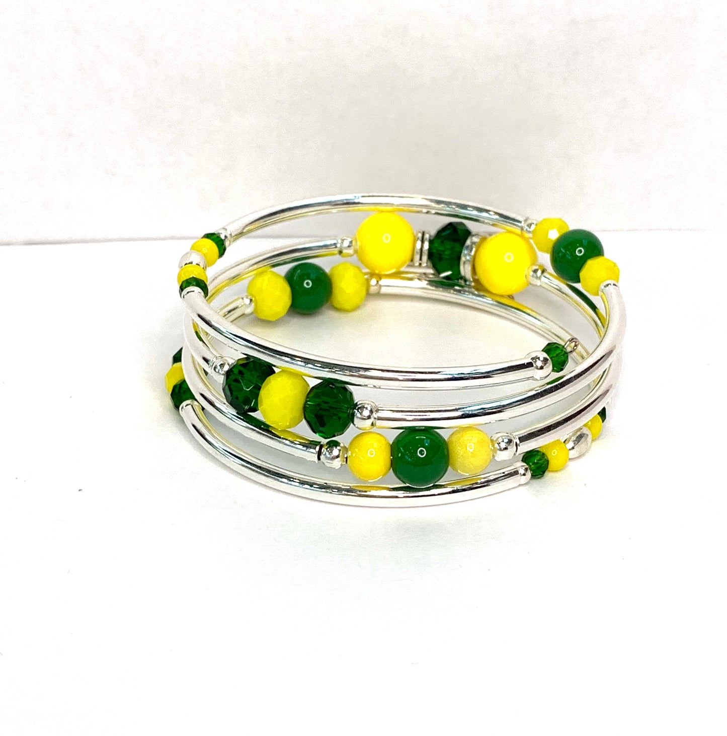 Game Day- Greenbay  Wrap Bracelet