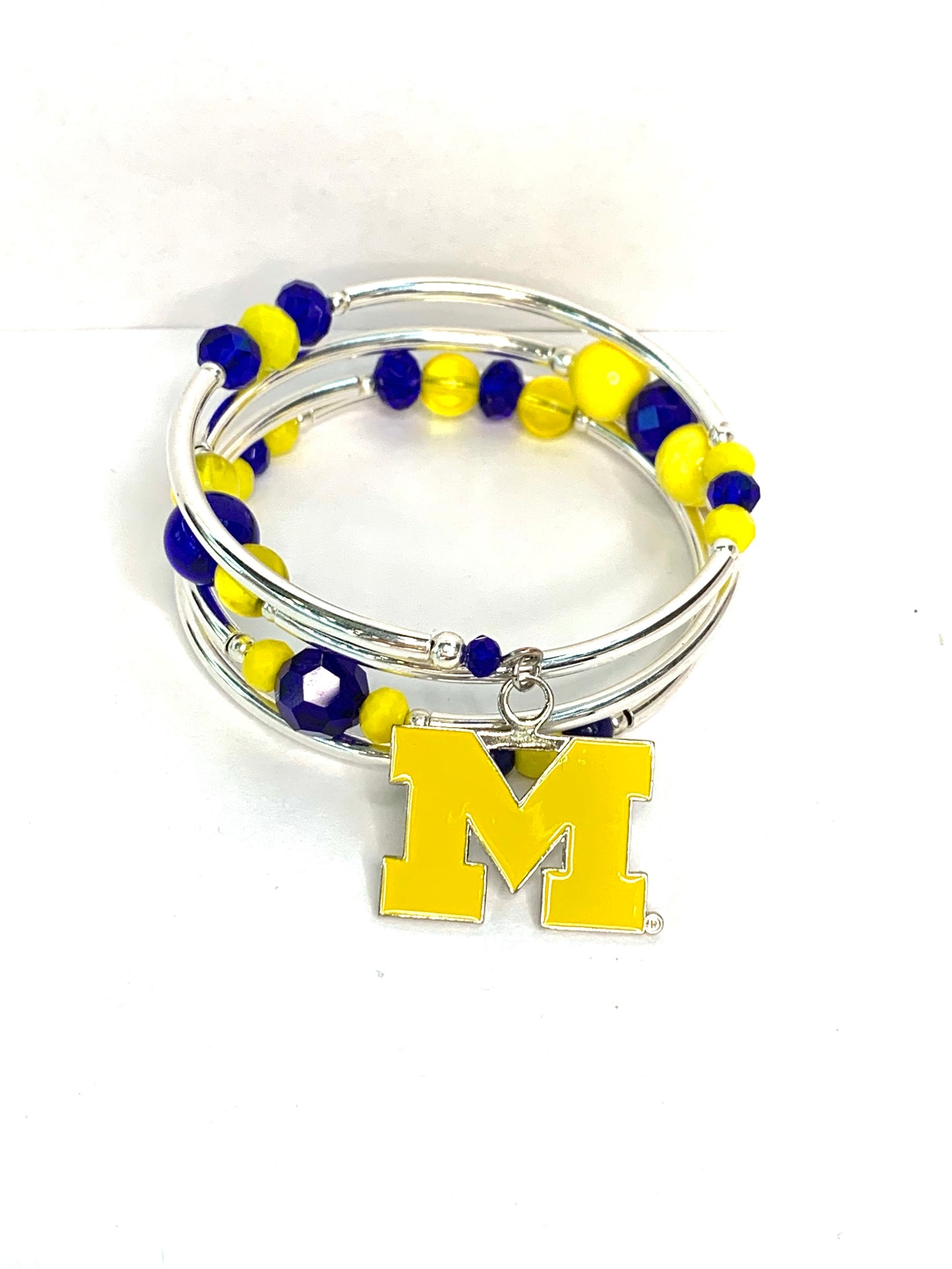 Collegiate- UM Wrap Bracelet